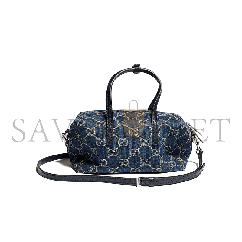 GUCCI SMALL BOSTON BAG WITH GUCCI PLAQUE 875811 (20*12*11cm)
